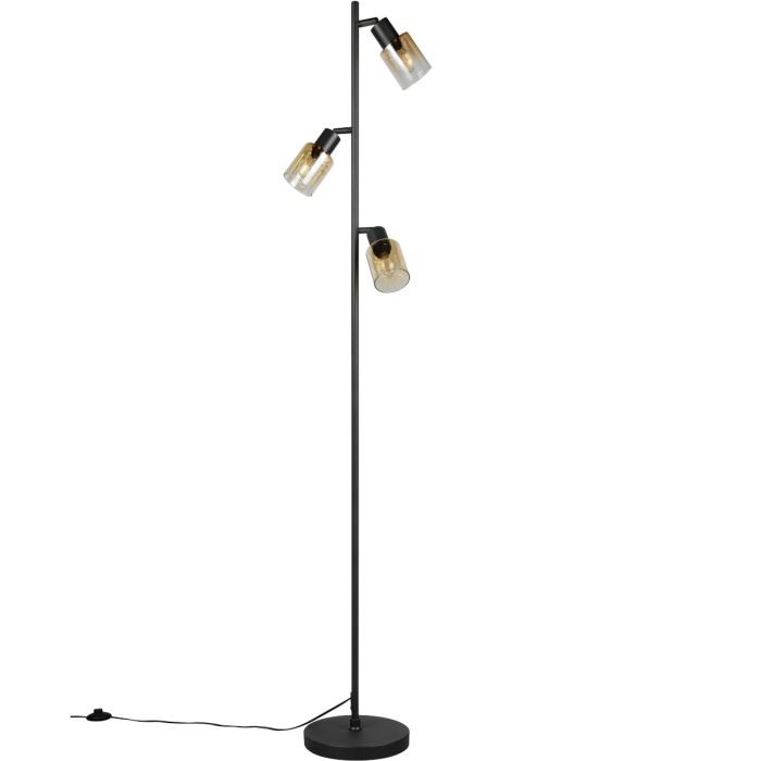 Trio  Vloerlamp Cadiz amber 154cm 4017807653472