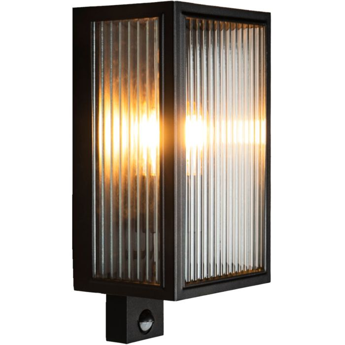 Konstsmide Sensorlamp Carpi zwart 37cm 7318300030478