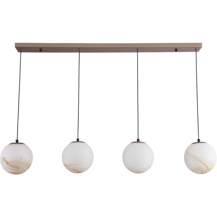 Searchlight Hanglamp Carrara latte 120cm 5053423324616