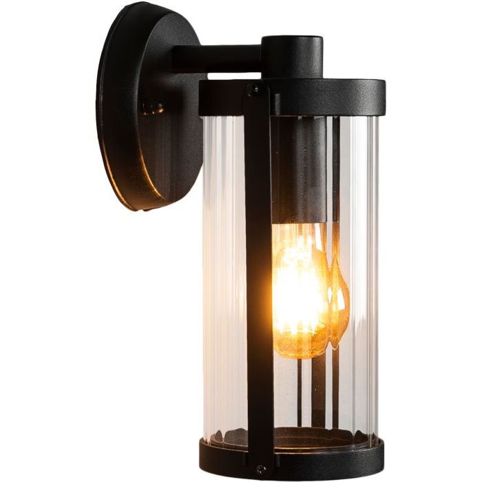 Konstsmide Wandlamp Catania zwart 27cm 7318300030447