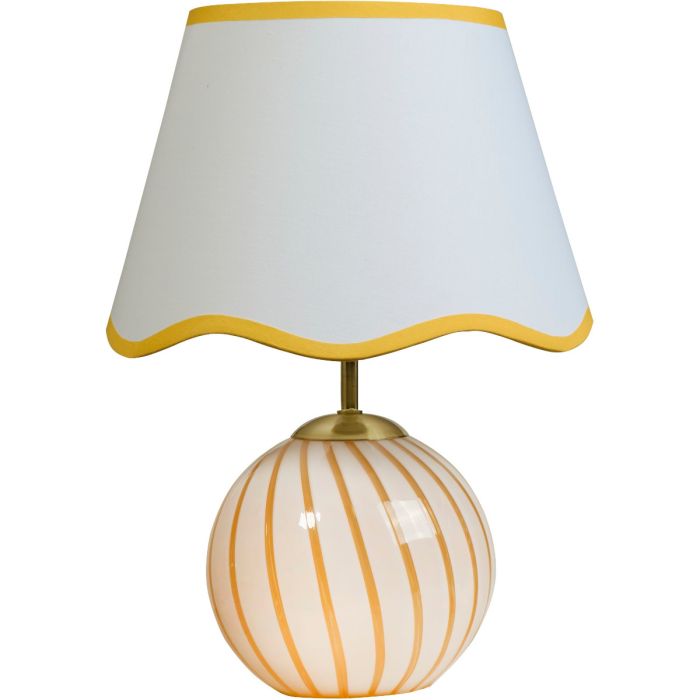 Searchlight Tafellamp Celine geel 32cm 5053423305950