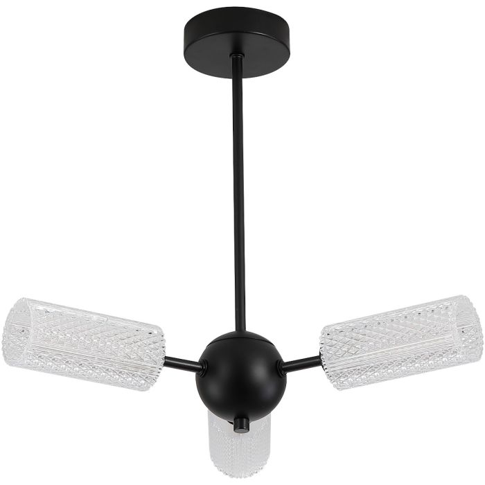 Searchlight Plafondlamp Cosmic zwart 44cm 5053423301624