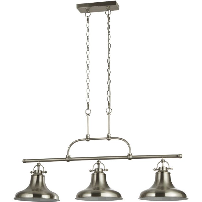 Searchlight Hanglamp Dallas staal 96cm 5053423137186