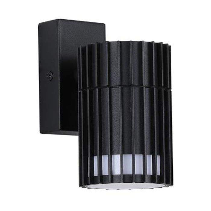 Searchlight Wandlamp Detroit zwart 13cm 5053423300511