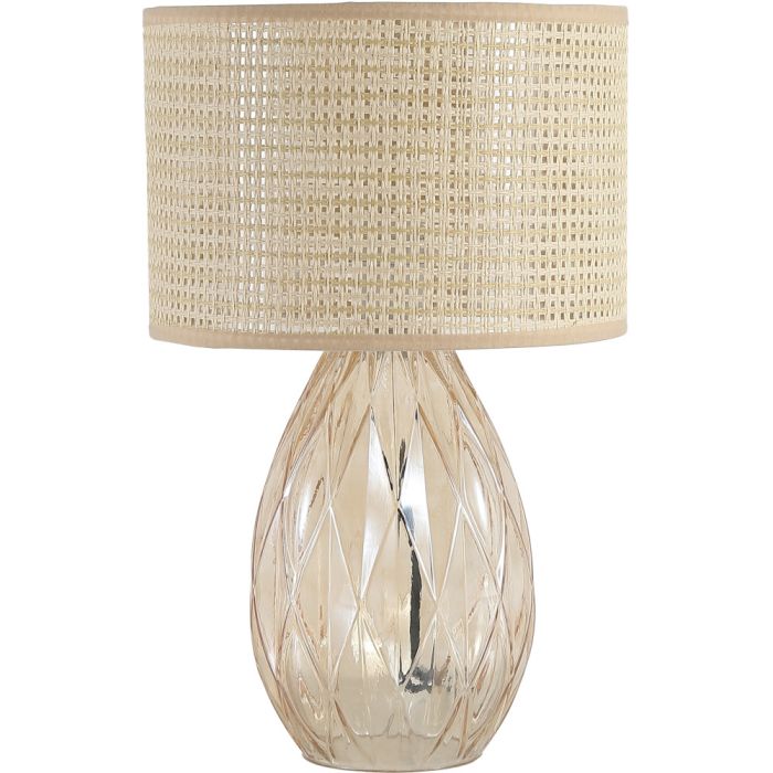 Searchlight Tafellamp Diane rotan 40cm 5053423300795