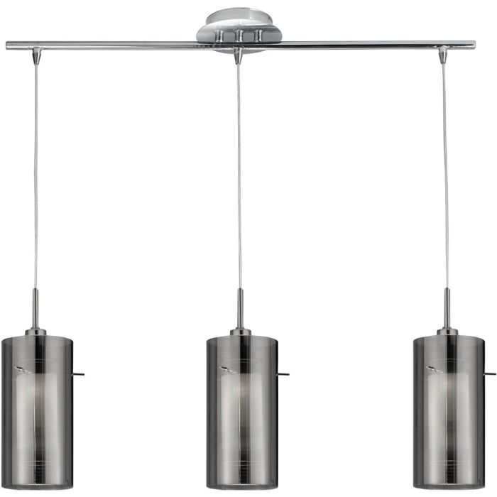 Searchlight Hanglamp Duo zwart 71cm 5053423019000