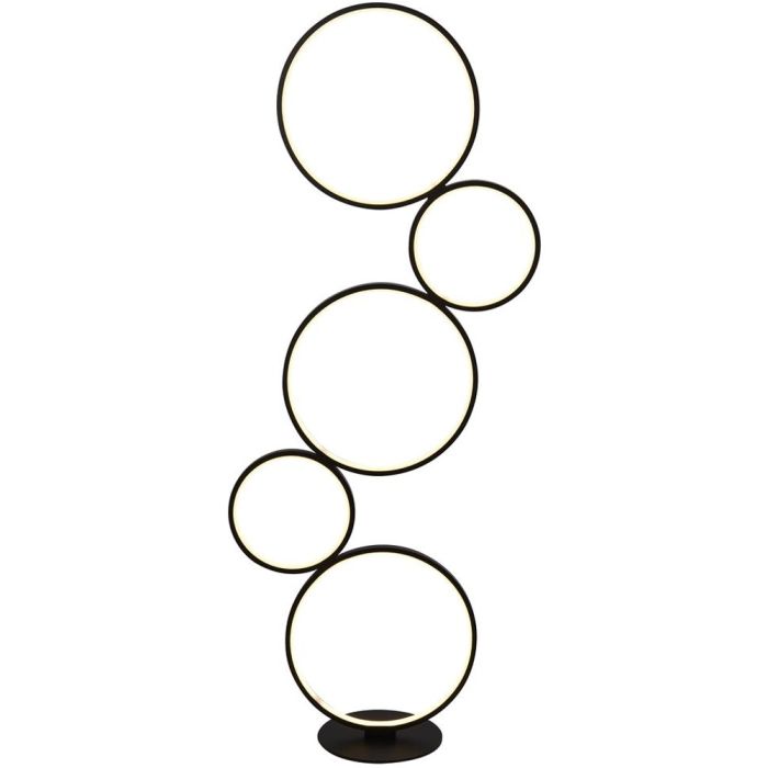 Searchlight Vloerlamp Cirque zwart 116cm 5053423174754