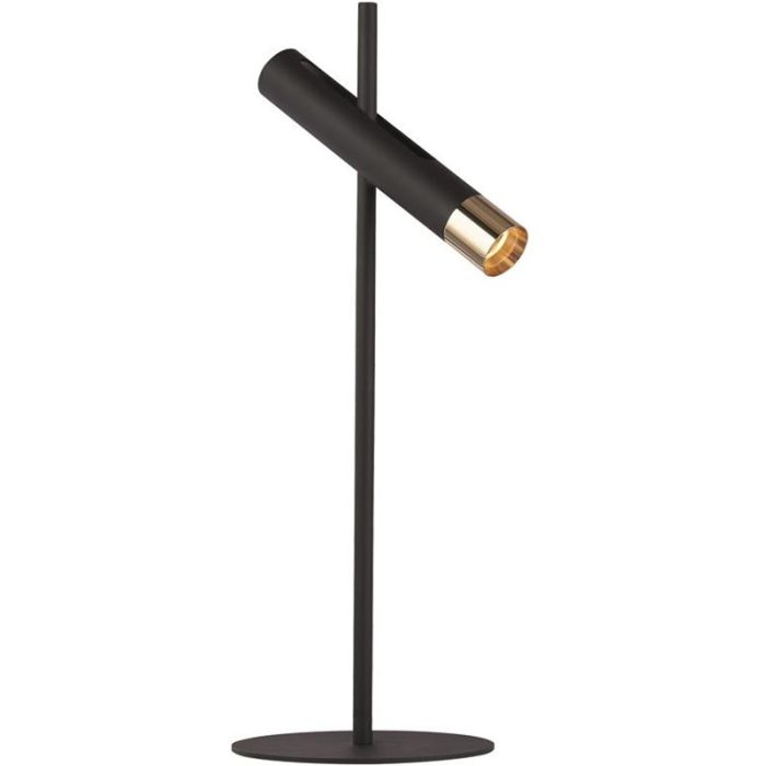 Searchlight Tafellamp Cylinder zwart 51cm 5053423230740