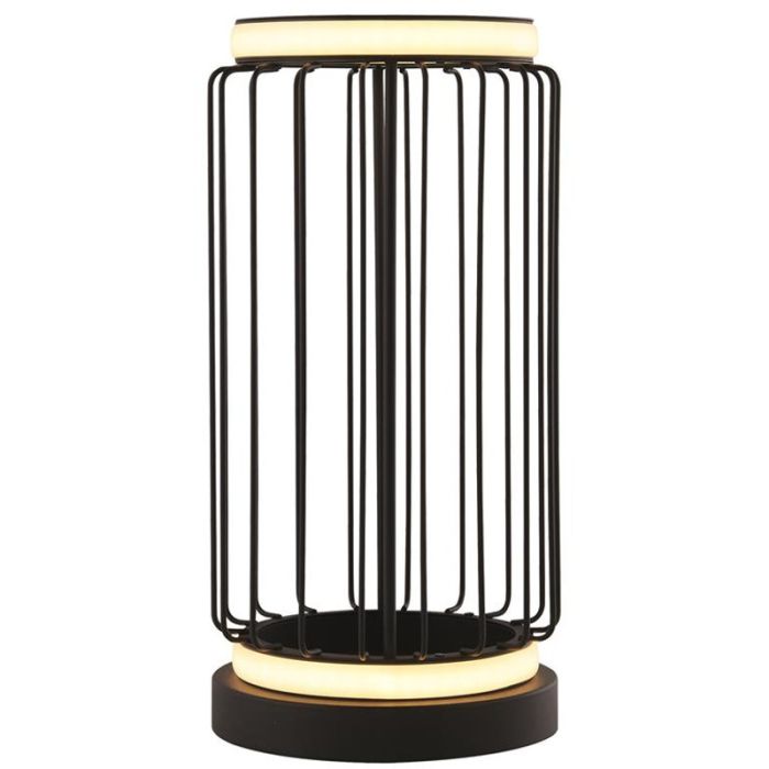 Searchlight Tafellamp Circolo zwart 33cm 5053423227160