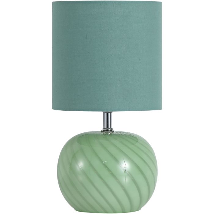 Searchlight Tafellamp Fete groen 31cm 5053423301716