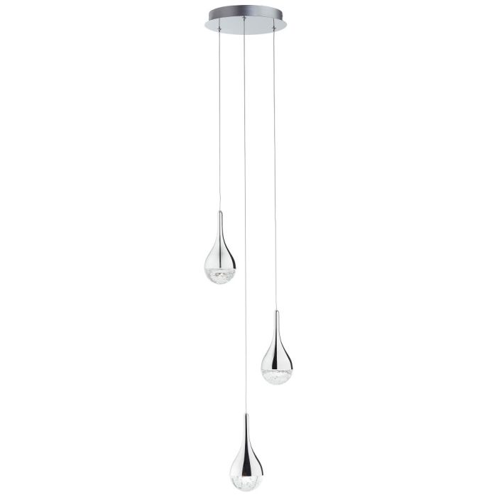 Brilliant Hanglamp Frizzante chroom 26cm 4004353312267