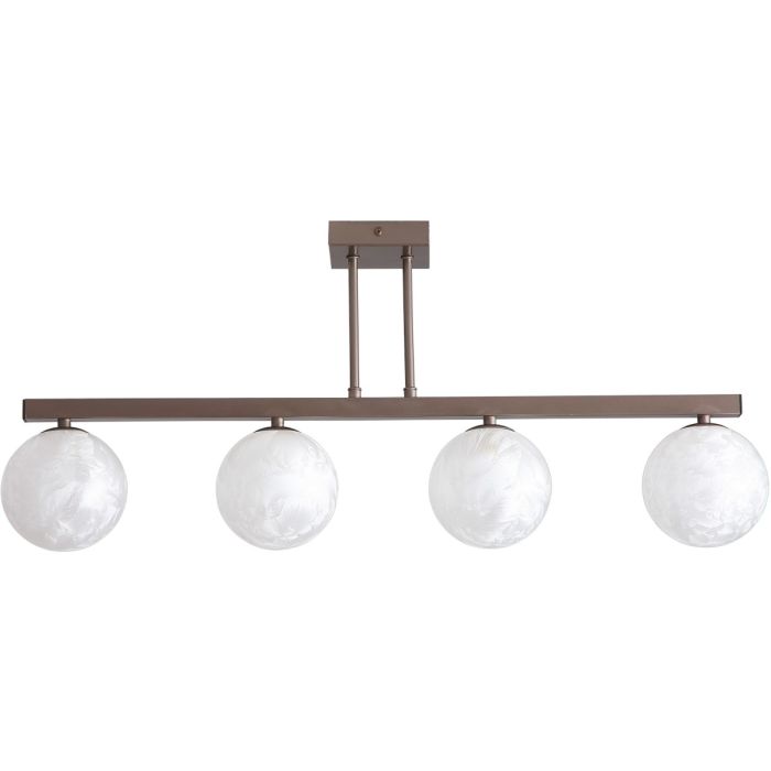 Searchlight Plafondlamp Frosty brons 72cm 5053423326641