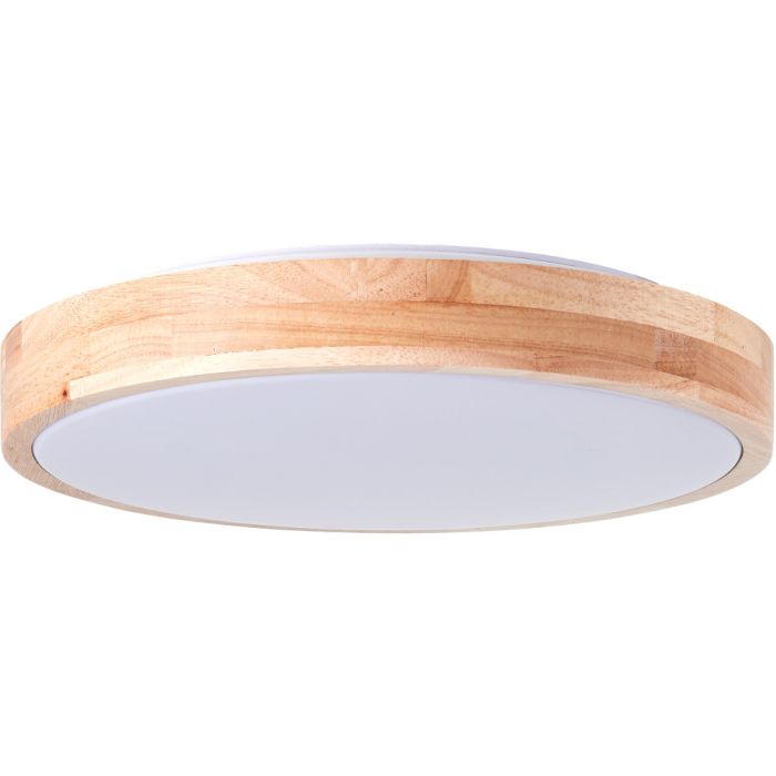 Brilliant Plafonniere Slimline hout 35cm 4004353426575