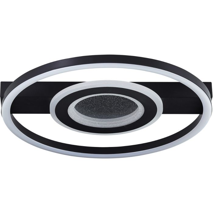 Brilliant Plafonniere Queens zwart 37cm 4004353428333