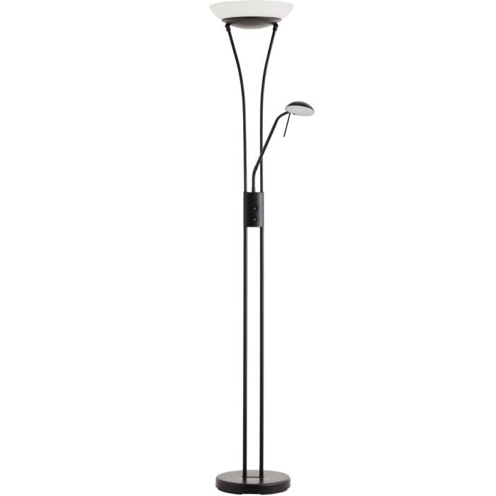 Brilliant Uplighter Finn zwart 179cm 4004353413285