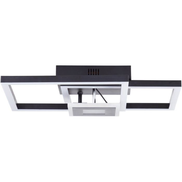 Brilliant Plafondlamp Bray zwart 40cm 4004353420016