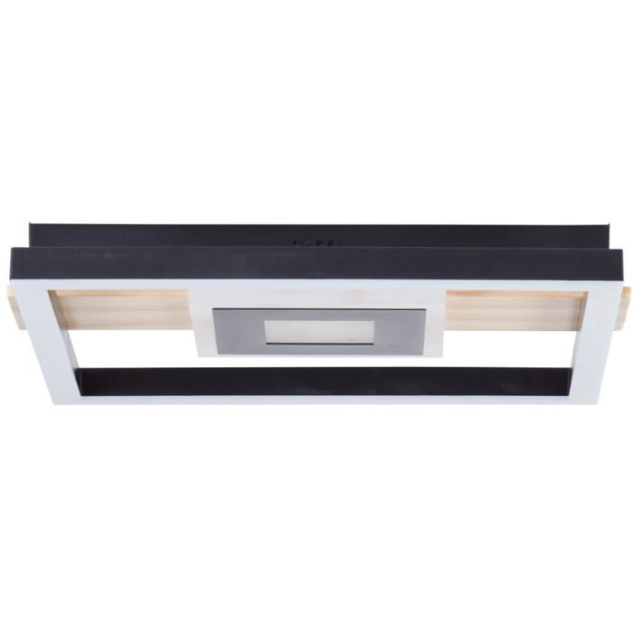 Brilliant Plafondlamp Baldo hout 30cm 4004353420030