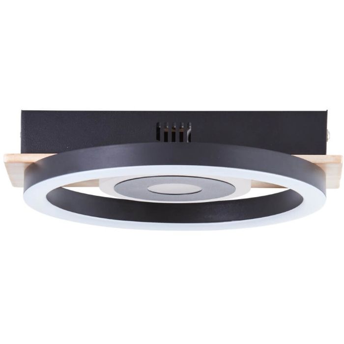 Brilliant Plafondlamp Maureen hout 20cm 4004353420054