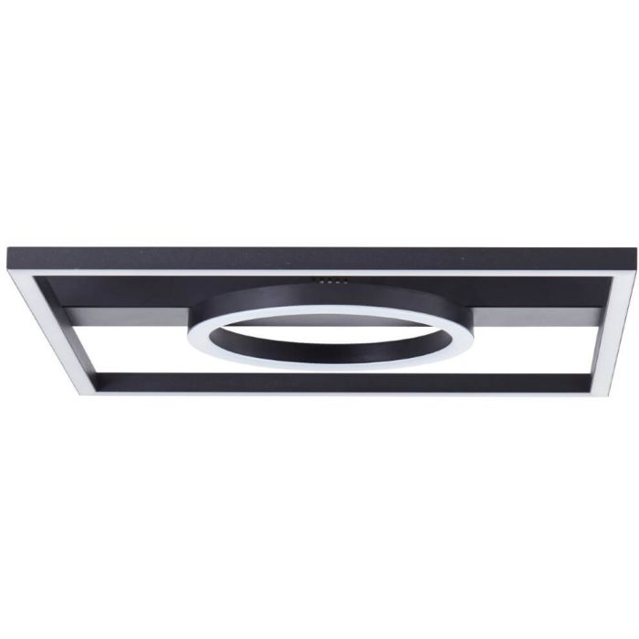 Brilliant Plafondlamp Maureen zwart 40cm 4004353420108