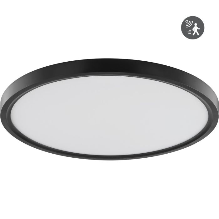 Brilliant Plafonniere Galo zwart 40cm 4004353462856