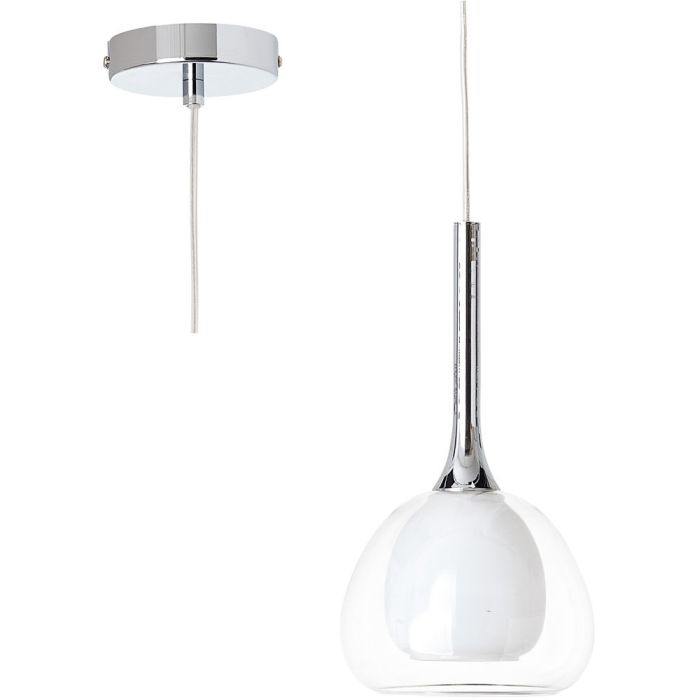 Brilliant Hanglamp Hadan wit 16cm 4004353360879