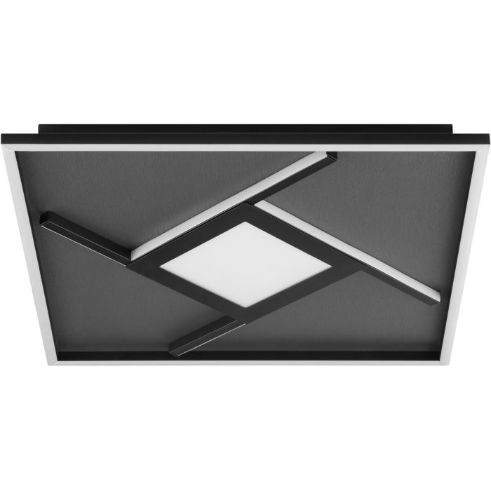 Brilliant Plafondlamp Hardy zwart 46cm 4004353463105