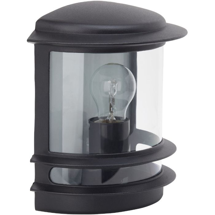 Brilliant Wandlamp Hollywood zwart 24cm 4004353164743