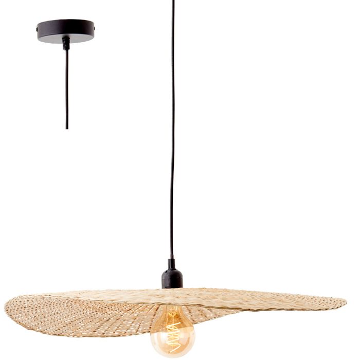 Brilliant Hanglamp Jefter bamboe 60cm 4004353393334