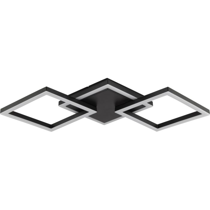 Brilliant Plafondlamp Jorvic zwart 62cm 4004353462993