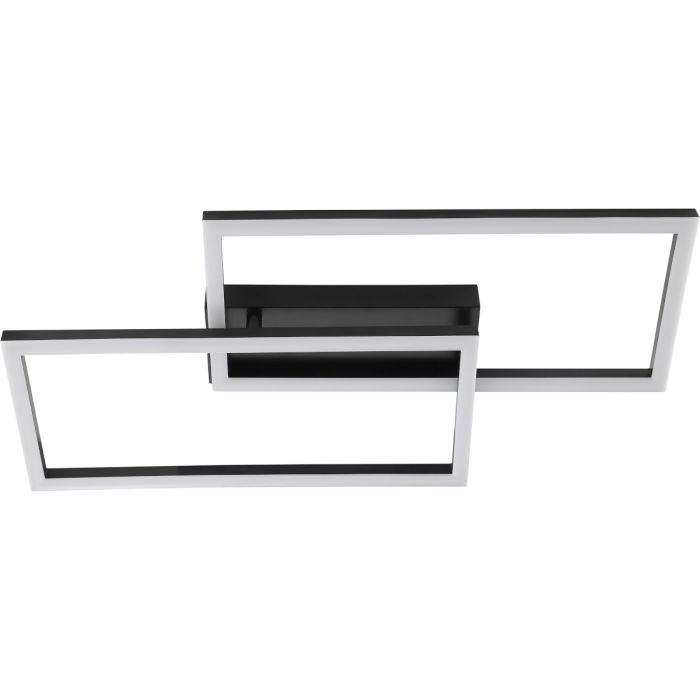 Brilliant Plafondlamp Jorvic zwart 60cm 4004353463006