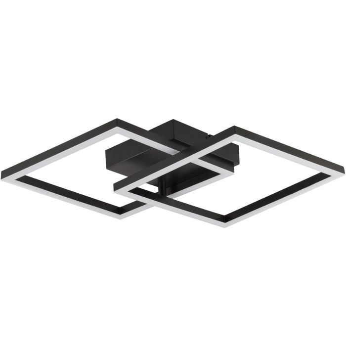 Brilliant Plafondlamp Kaleo zwart 41cm 4004353458569