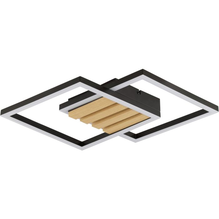 Brilliant Plafondlamp Kaleo hout 38cm 4004353458576