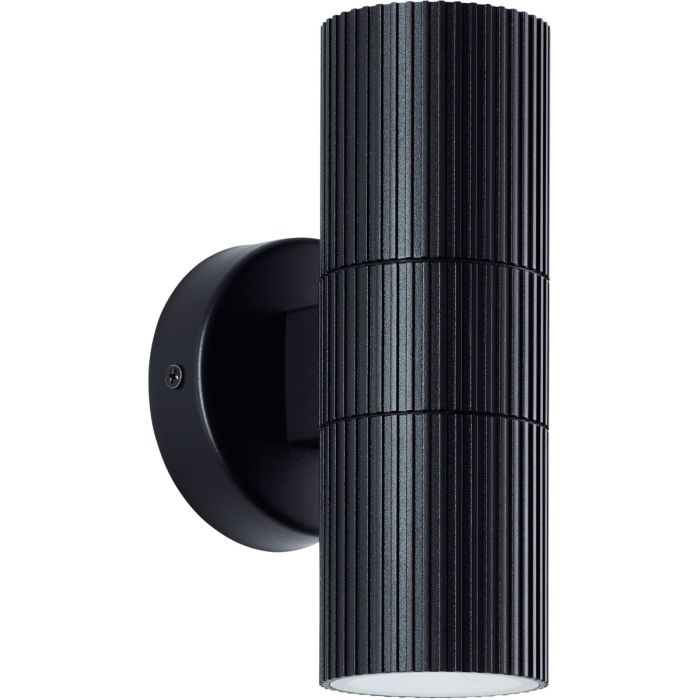 Brilliant Wandlamp Keola zwart 18cm 4004353454011
