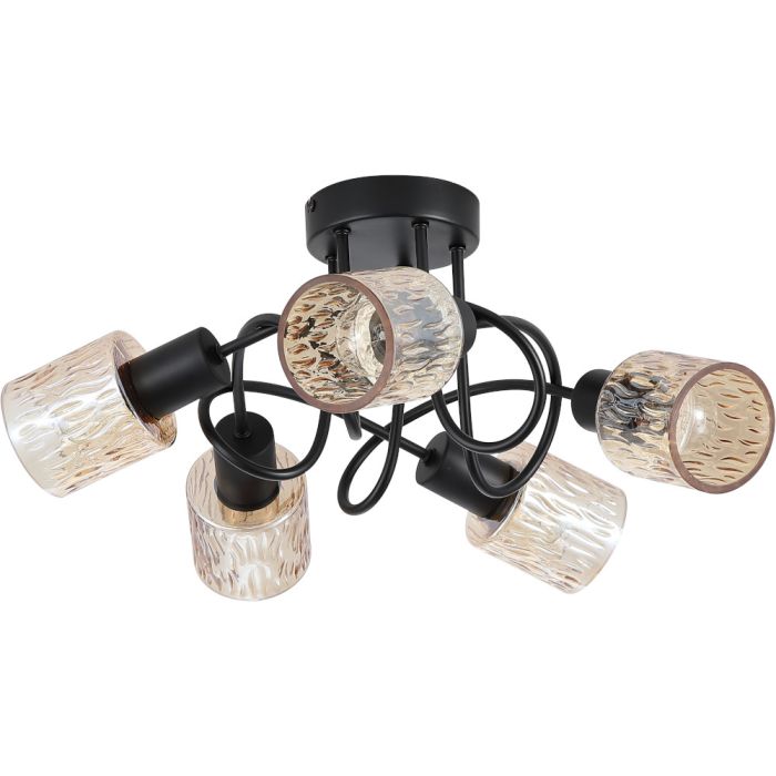 Searchlight Plafondlamp Knot amber 45cm 5053423301952