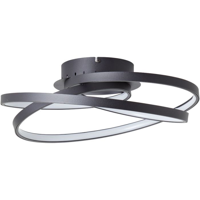 Brilliant Plafondlamp Labyrinth zwart 40cm 4004353396021