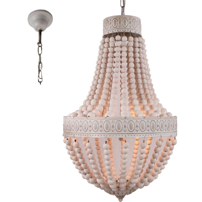 Brilliant Kroonluchter Liba wit 40cm 4004353327247