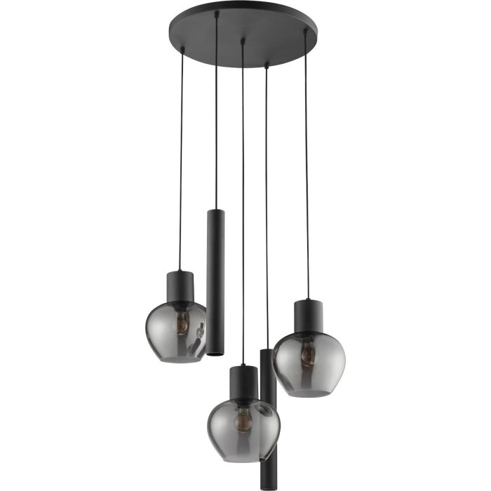 Brilliant Hanglamp Ligari rookglas 68cm 4004353461286