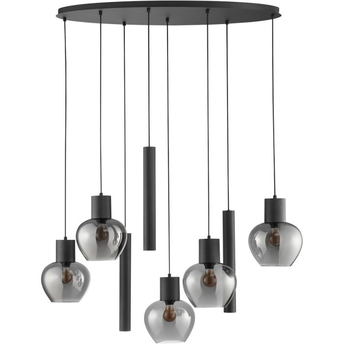 Brilliant Hanglamp Ligari rookglas 126cm 4004353461309