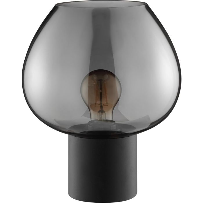 Brilliant Tafellamp Ligari rookglas 28cm 4004353461255