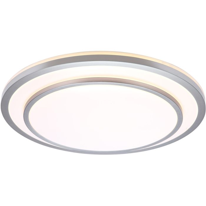 Brilliant Plafonniere Luciano aluminium 28cm 4004353361098