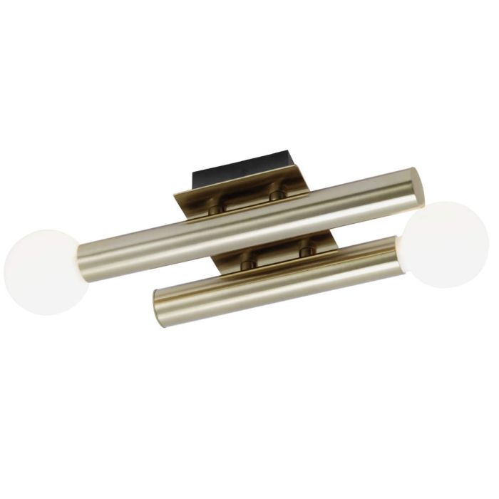 Brilliant Wandlamp Lucky messing 34cm 4004353289101