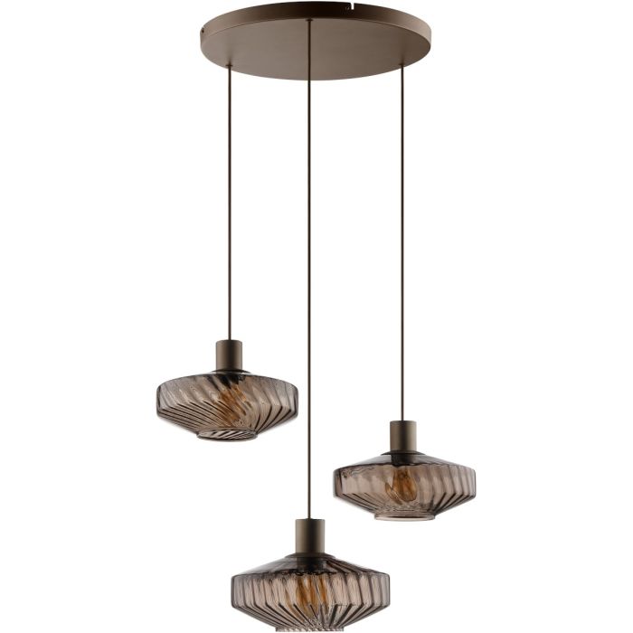 Brilliant Hanglamp Lyn koffie 69cm 4004353477003