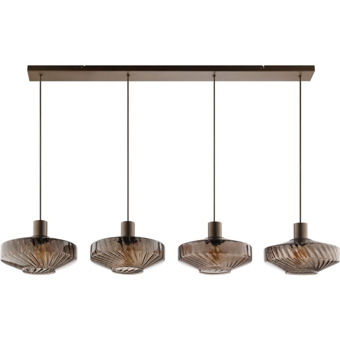 Brilliant Hanglamp Lyn koffie 130cm 4004353477010