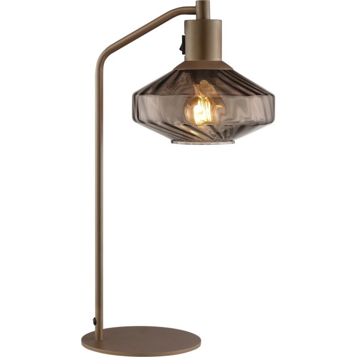 Brilliant Tafellamp Lyn koffie 48cm 4004353476976