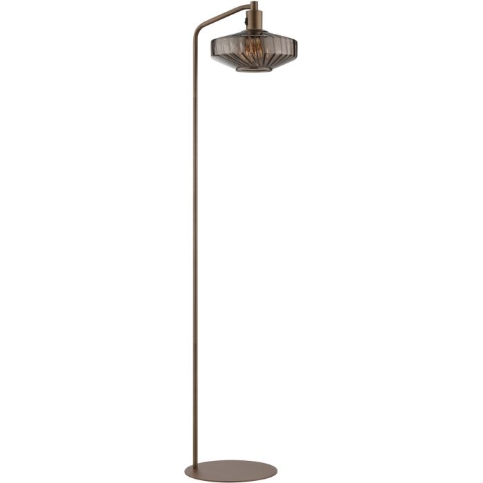 Brilliant Vloerlamp Lyn koffie 150cm 4004353476983
