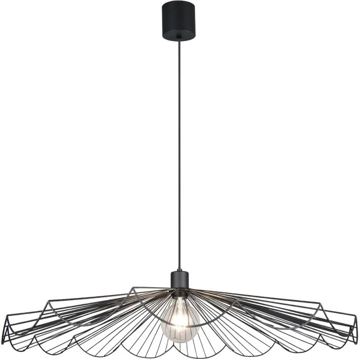 Trio  Hanglamp Margarita zwart 80cm 4017807661699