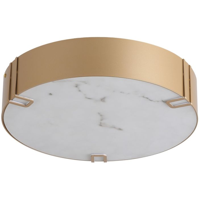 Searchlight Plafondlamp Marmo goud 35cm 5053423327945