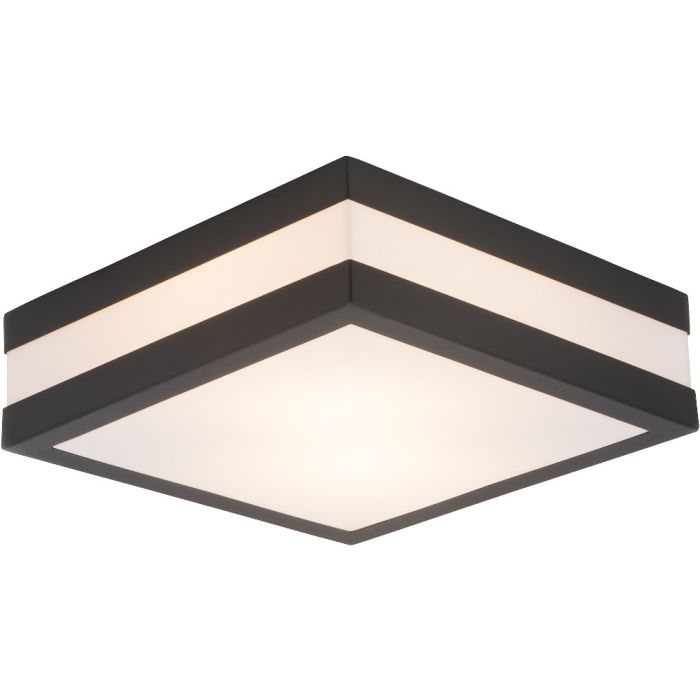 Brilliant Plafondlamp Matteo antraciet 29cm 4004353190063