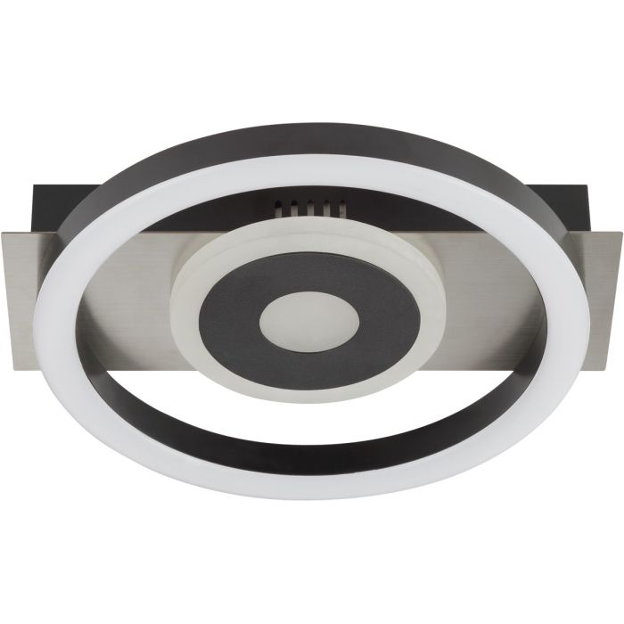 Brilliant Plafondlamp Maureen zwart 22cm 4004353463013