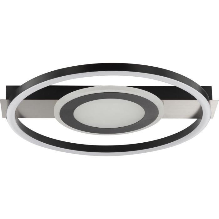 Brilliant Plafondlamp Maureen zwart 39cm 4004353463020